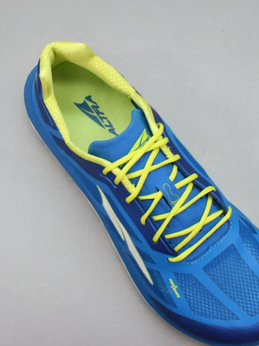 Altra Men's 11.5 Duo Blue Yellow Road Running Zero Drop Shoes Sneakers AFM1838F